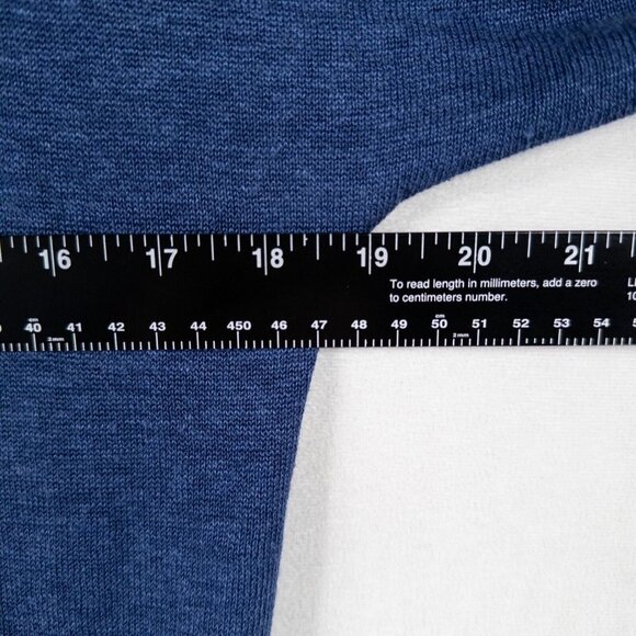 J.Jill‎ Linen Blend Open Front Cardigan Blue Open Front 3/4 Sleeve Sz S - Picture 10 of 10